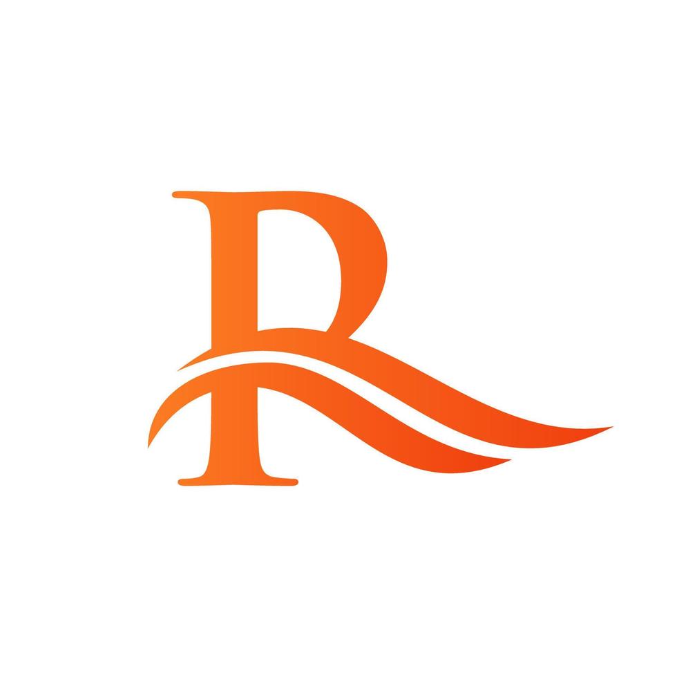 design de ícone do logotipo da letra r vetor
