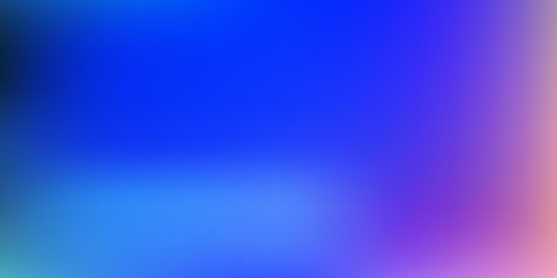 layout de borrão gradiente de vetor azul claro e vermelho.