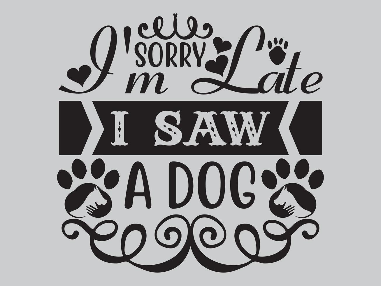 arquivo de design de camiseta para cachorro vetor