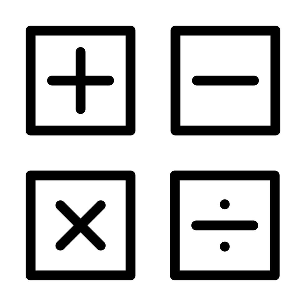 design de ícone de matemática vetor