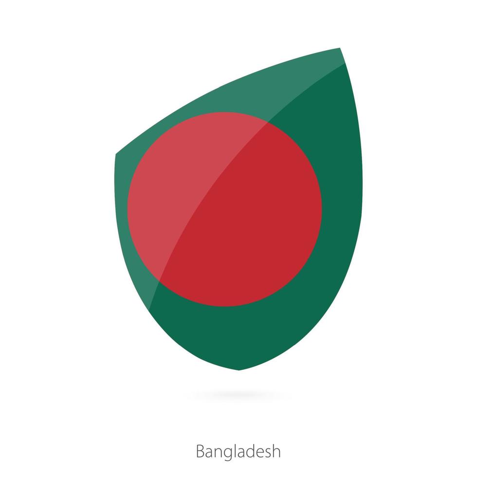 bandeira de bangladesh. vetor