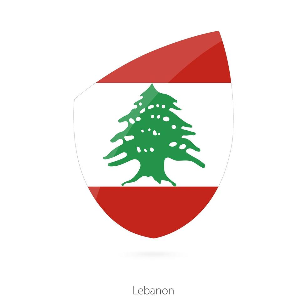 bandeira do líbano. vetor