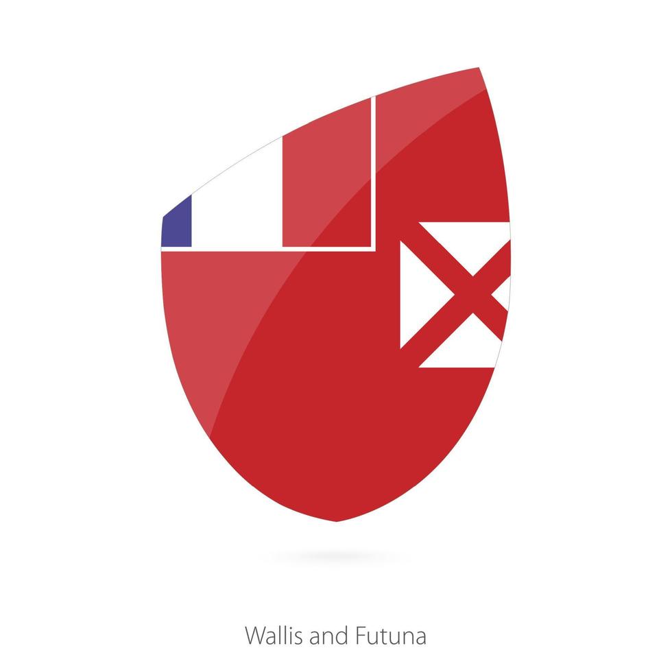 bandeira de wallis e futuna. vetor