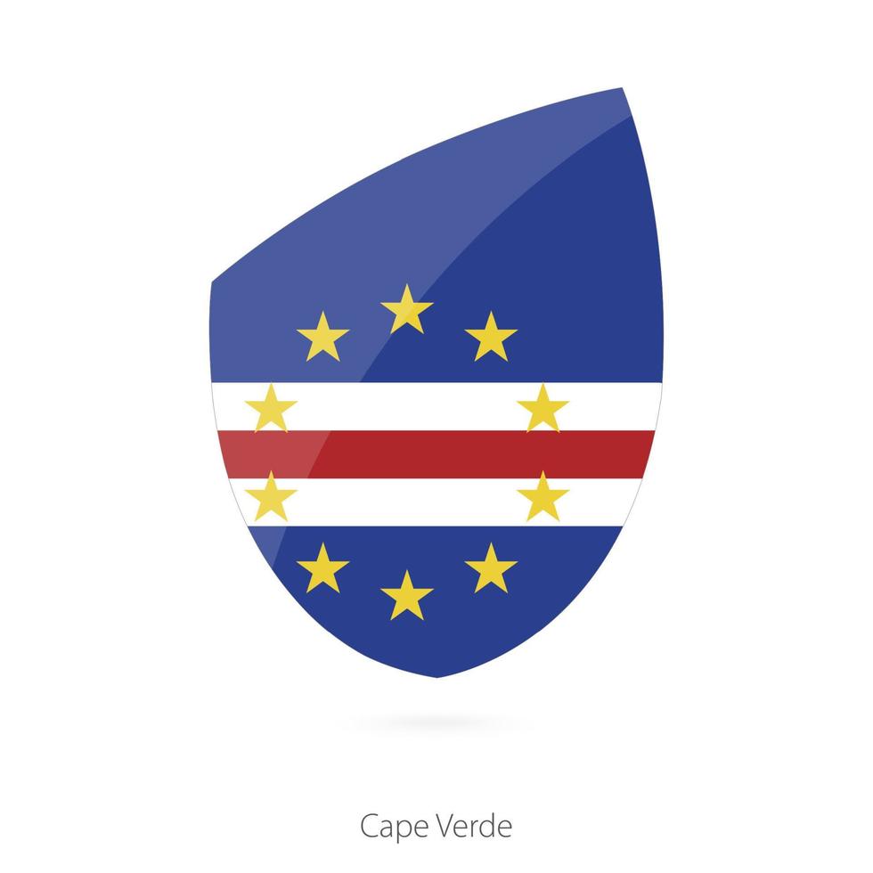 bandeira de cabo verde. vetor