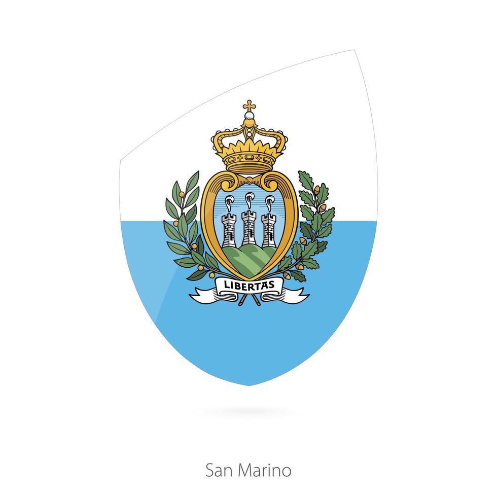 bandeira de são marino. vetor