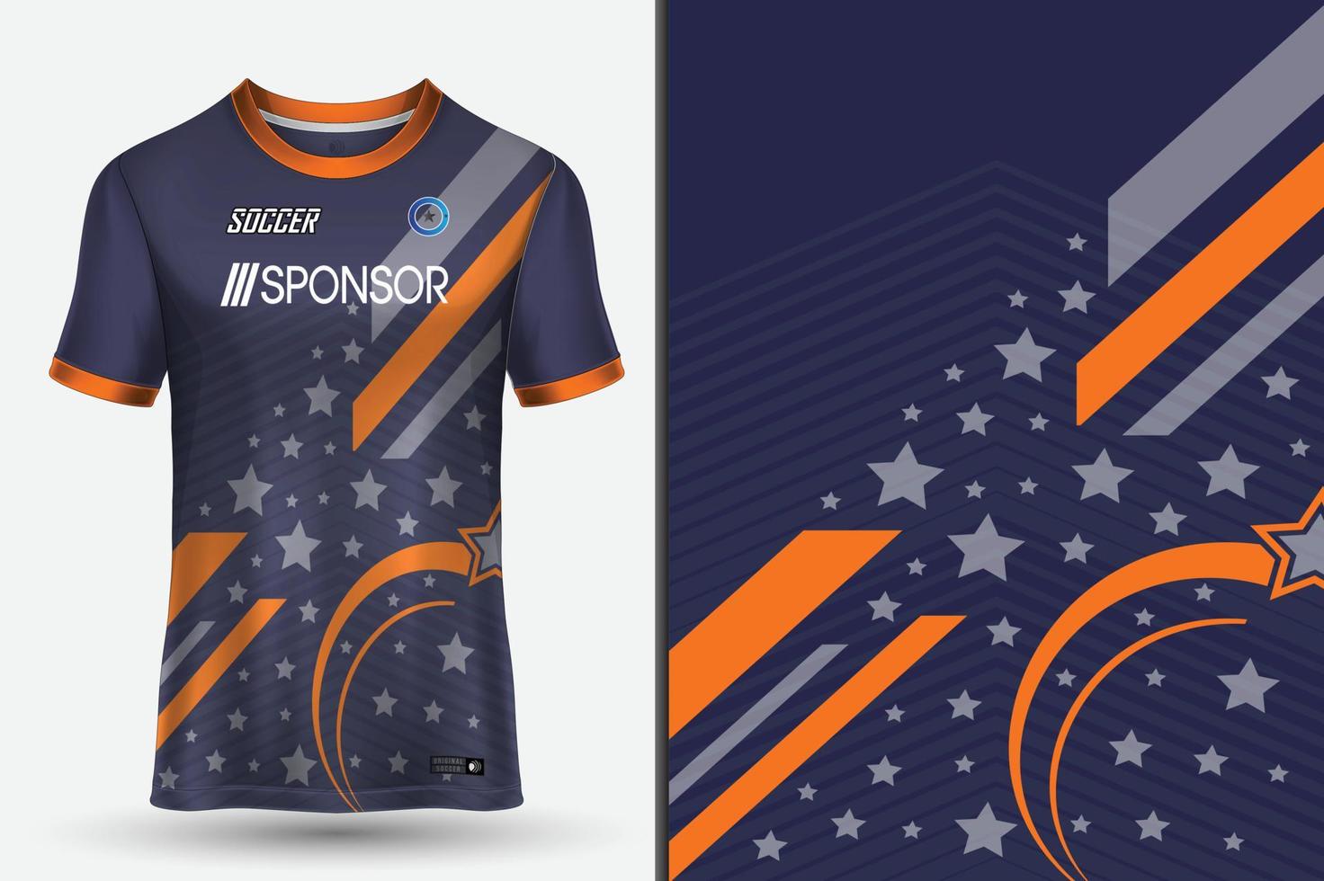 design de camisa esportiva para sublimação vetor