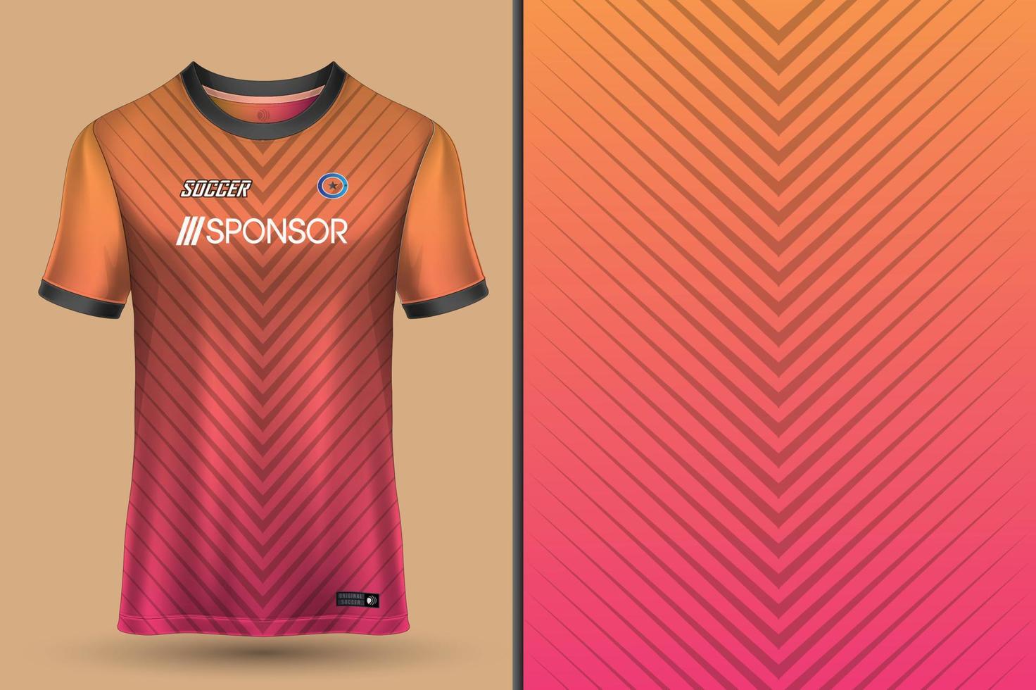 design de camisa esportiva para sublimação vetor