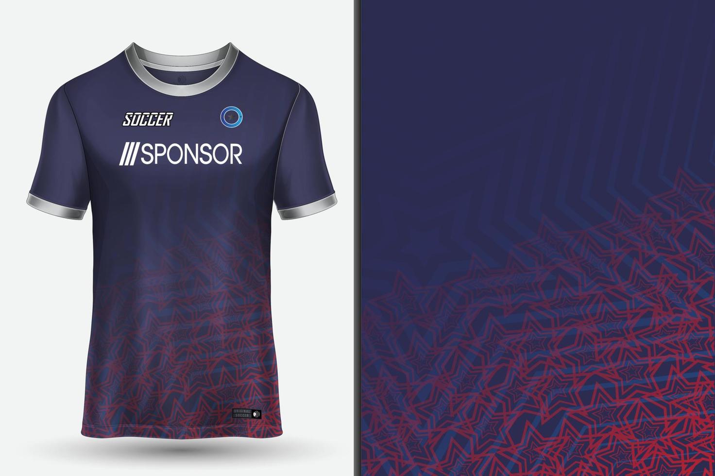 design de camisa esportiva para sublimação vetor