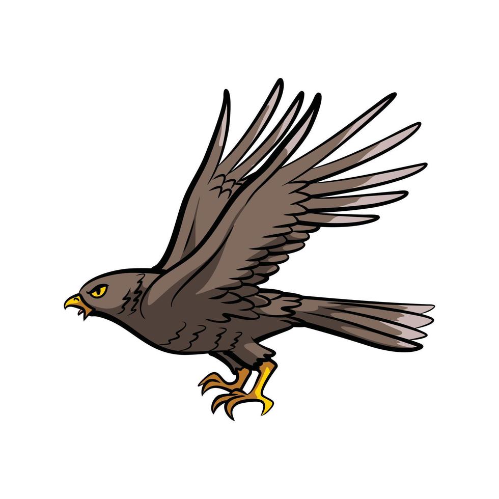 ilustração vetorial de águia vetor