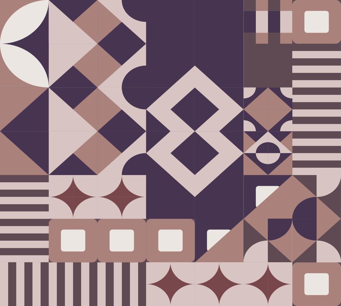 grade geométrica abstrata, design de azulejos decorativos vetor