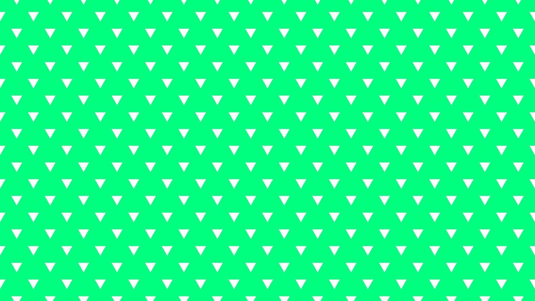 triângulos de cor branca sobre fundo verde primavera vetor