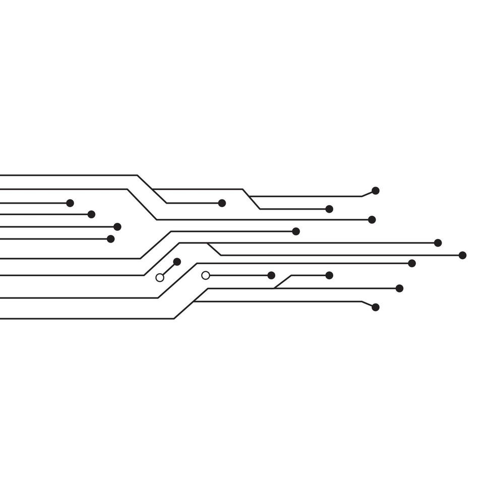 ilustração vetorial de circuito vetor