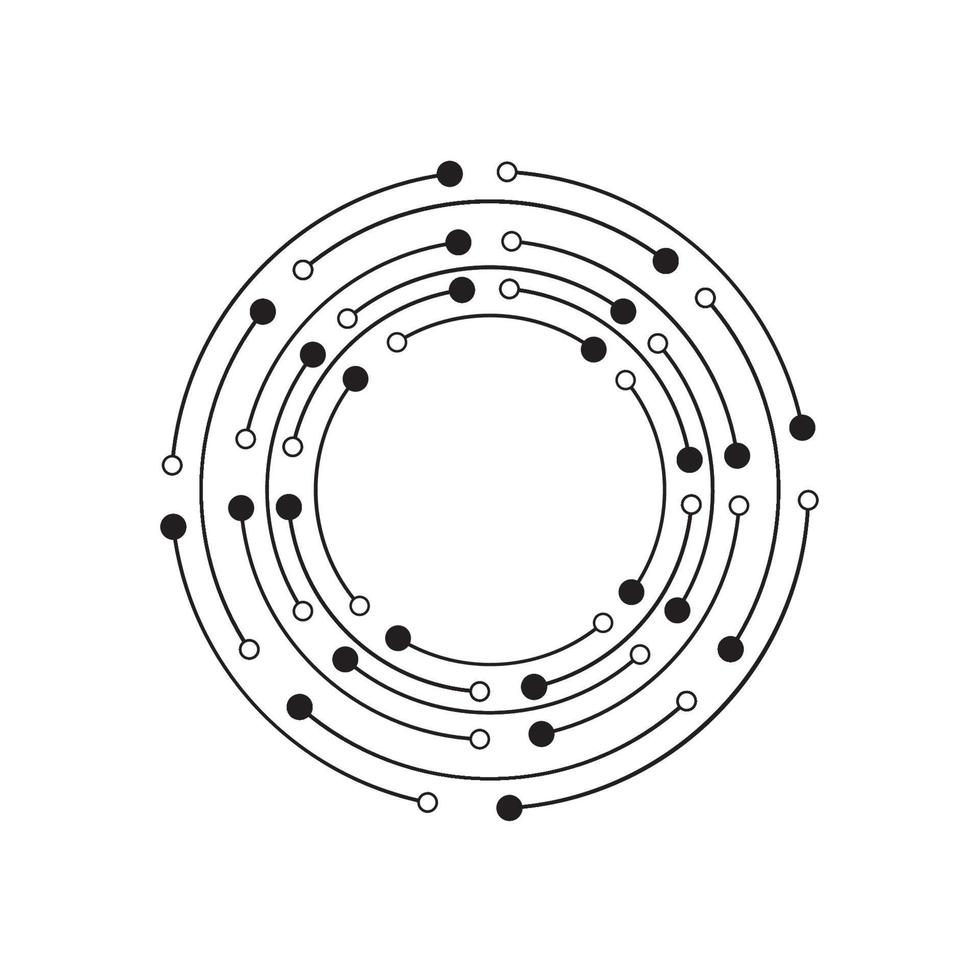 ilustração vetorial de circuito vetor