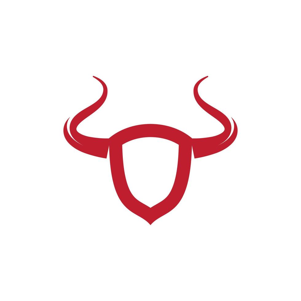 Taurus logo template vector icon ilustração design