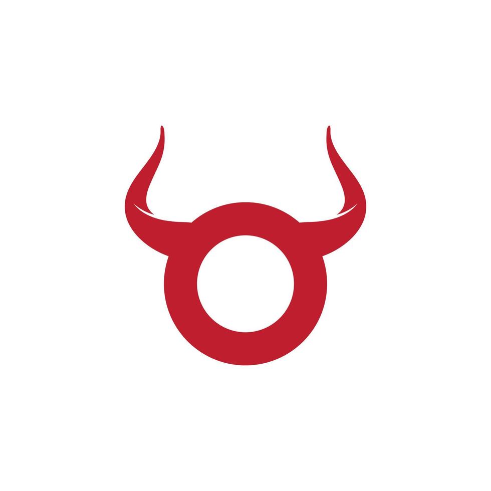 Taurus logo template vector icon ilustração design