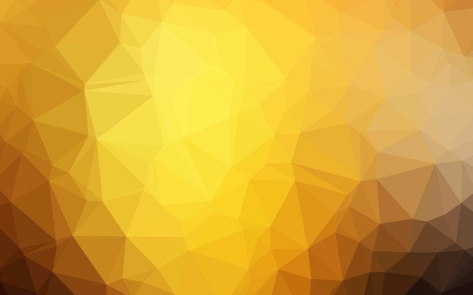 padrão de triângulo embaçado de vetor amarelo, laranja escuro.