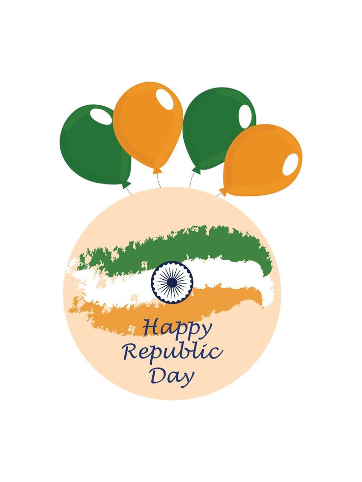 vetor grátis de celebração do dia da república indiana