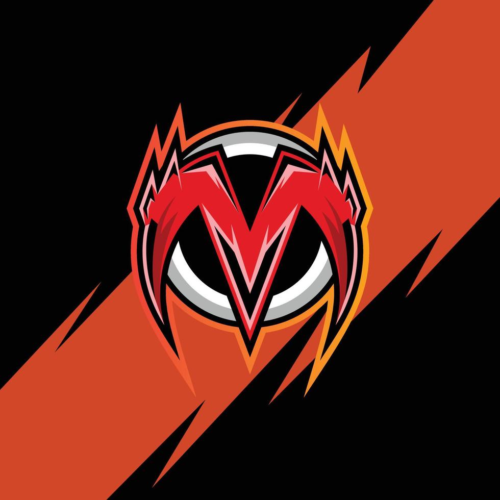 design de logotipo esport mascote vetor