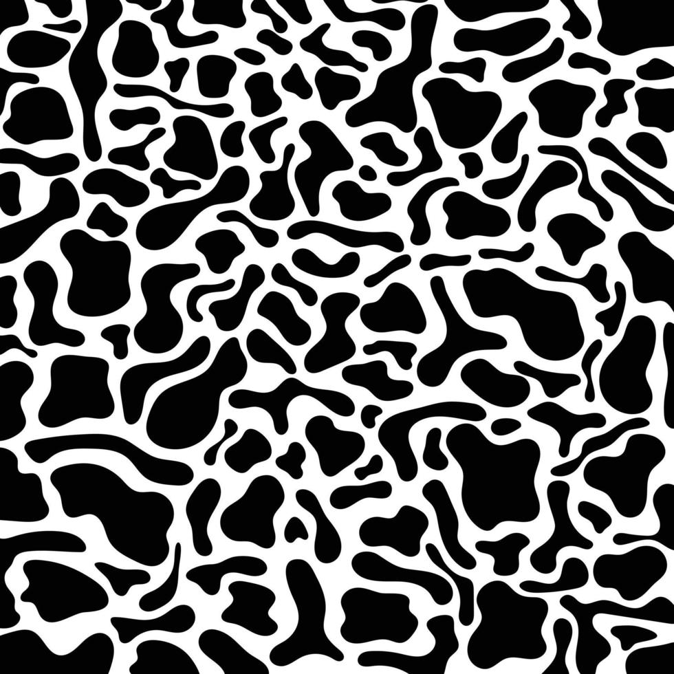 vector preto leopardo, chita e animal padrão de impressão de onça sem emenda. resumo de pele de leopardo, chita e onça para impressão ou decoração de casa e muito mais.