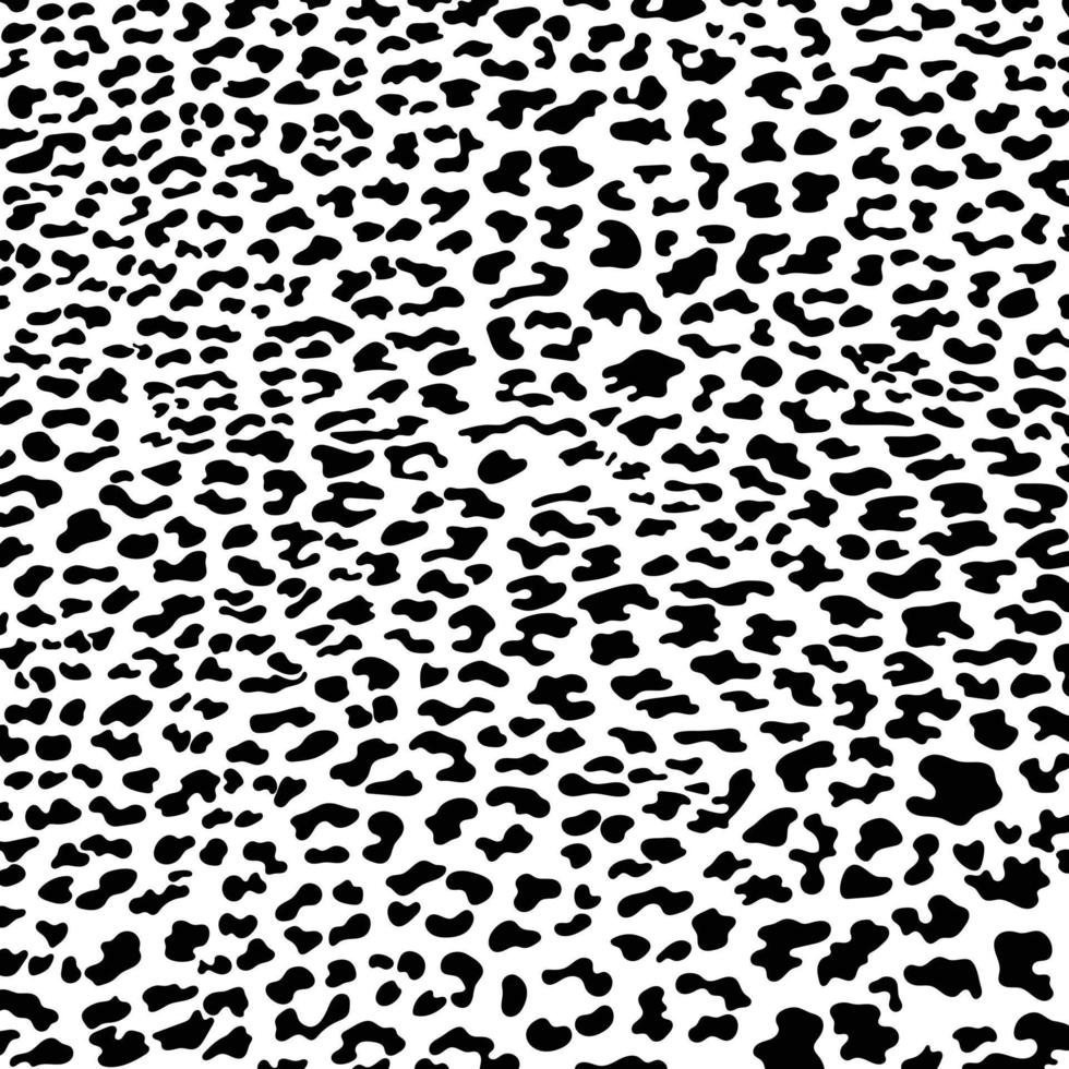 vector preto leopardo, chita e animal padrão de impressão de onça sem emenda. resumo de pele de leopardo, chita e onça para impressão ou decoração de casa e muito mais.