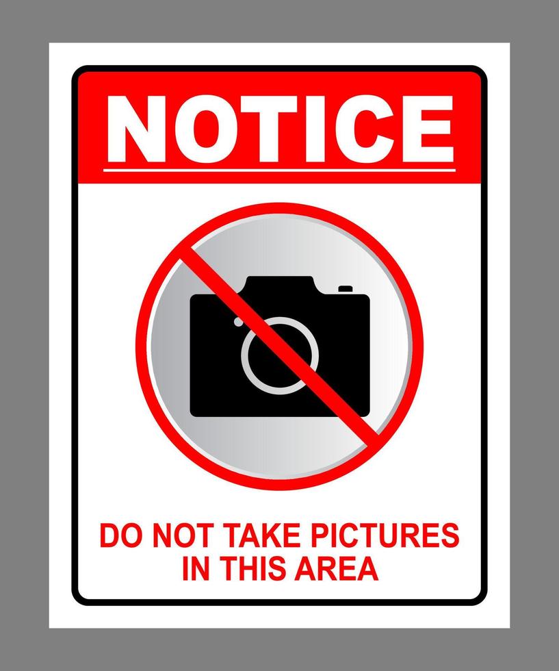 quadro de avisos para impressão vetorial, por favor, sem fotos ou vídeos vetor