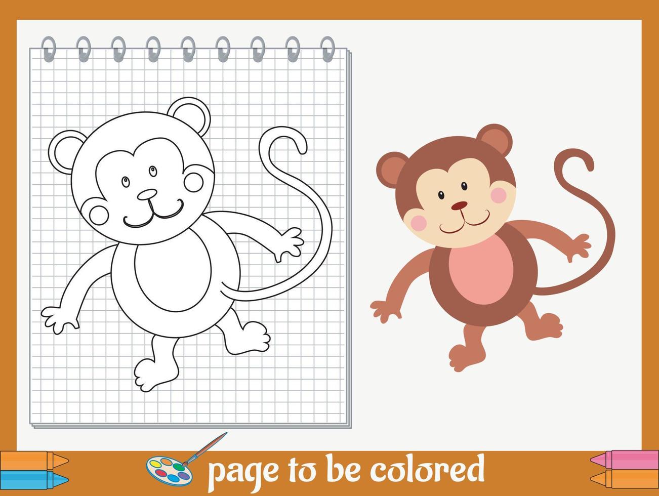 imagens de desenhos animados para colorir para crianças vetor