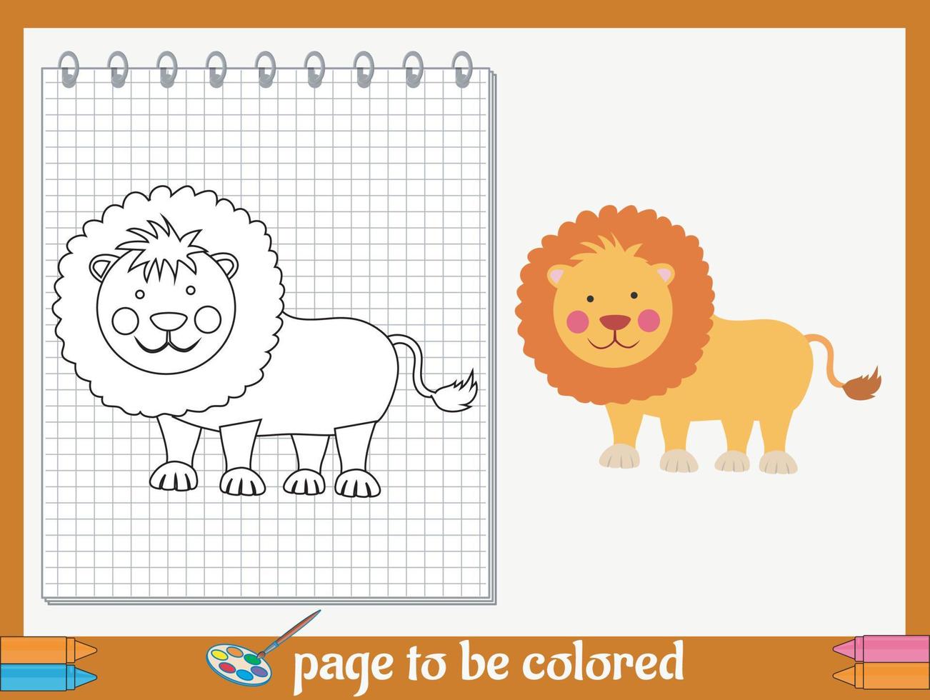 imagens de desenhos animados para colorir para crianças vetor