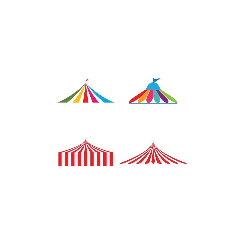 vetor de logotipo de circo