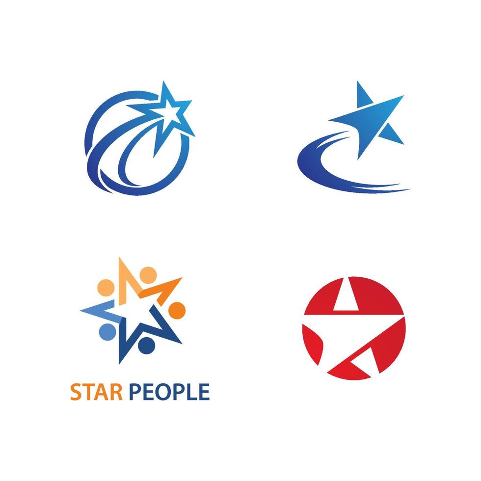 ilustração do logotipo da estrela vetor