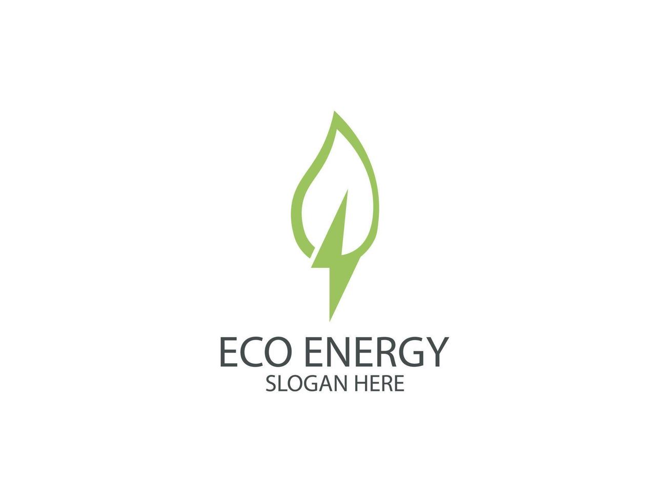 modelo de vetor de design de logotipo de energia