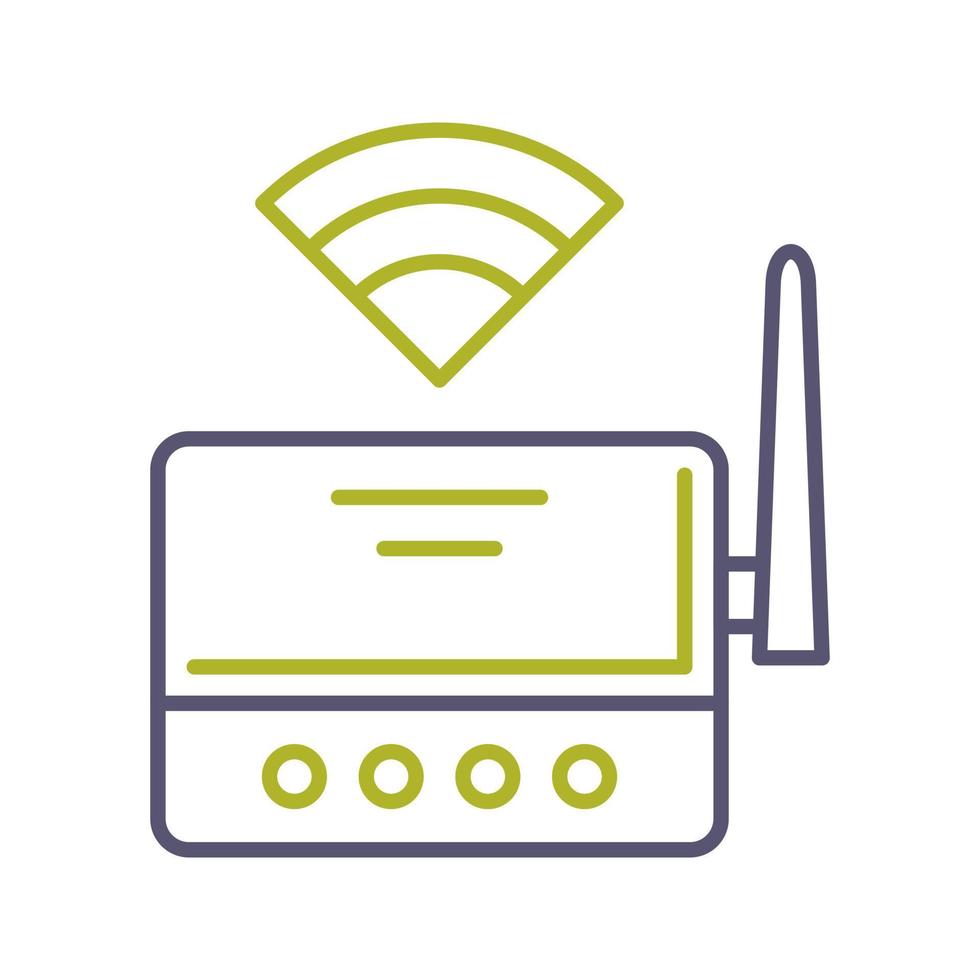 ícone de vetor de roteador wifi