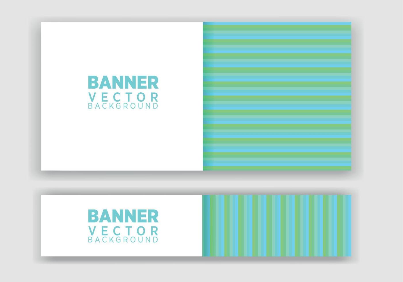 conjunto de banners web criativos de tamanho padrão com um lugar para texto. bandeira de anúncio de negócios. modelo de design de pôster e banner. vetor