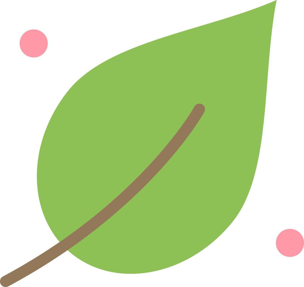 ecologia folha natureza primavera ícone de cor plana vetor ícone modelo de banner