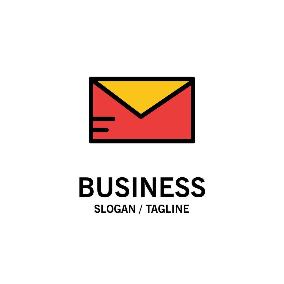 e-mail modelo de logotipo de negócios da escola cor plana vetor