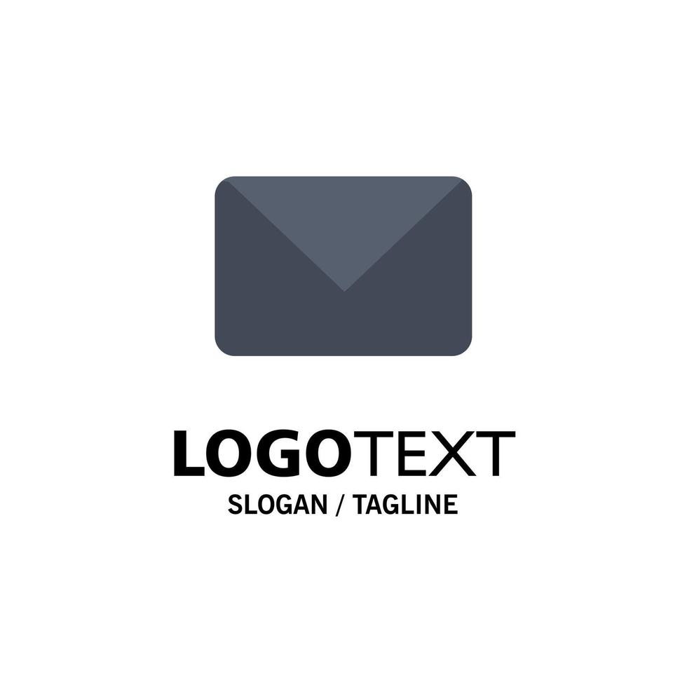 modelo de logotipo de negócios de sms de bate-papo do twitter cor plana vetor