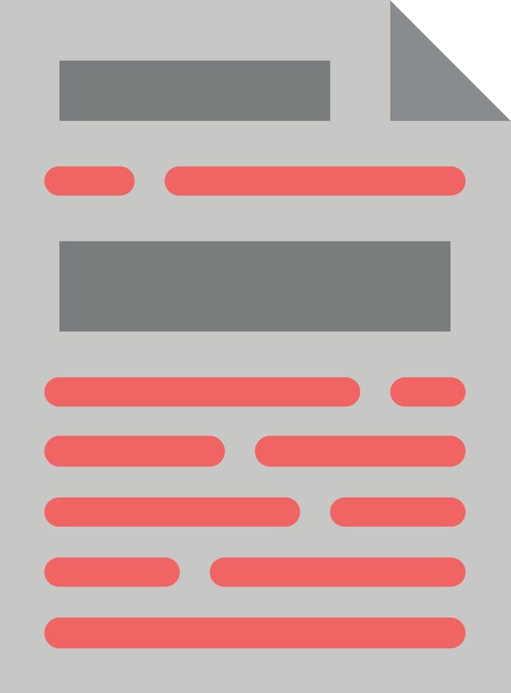 modelo de banner de ícone de vetor de ícone de cor plana de design de documento de arquivo