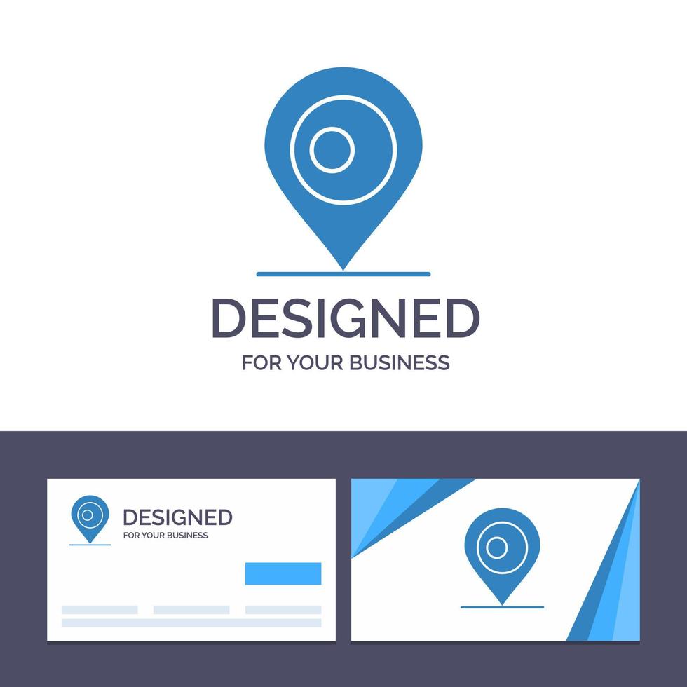 cartão de visita criativo e modelo de logotipo mapa de localização bangladesh ilustração vetorial vetor