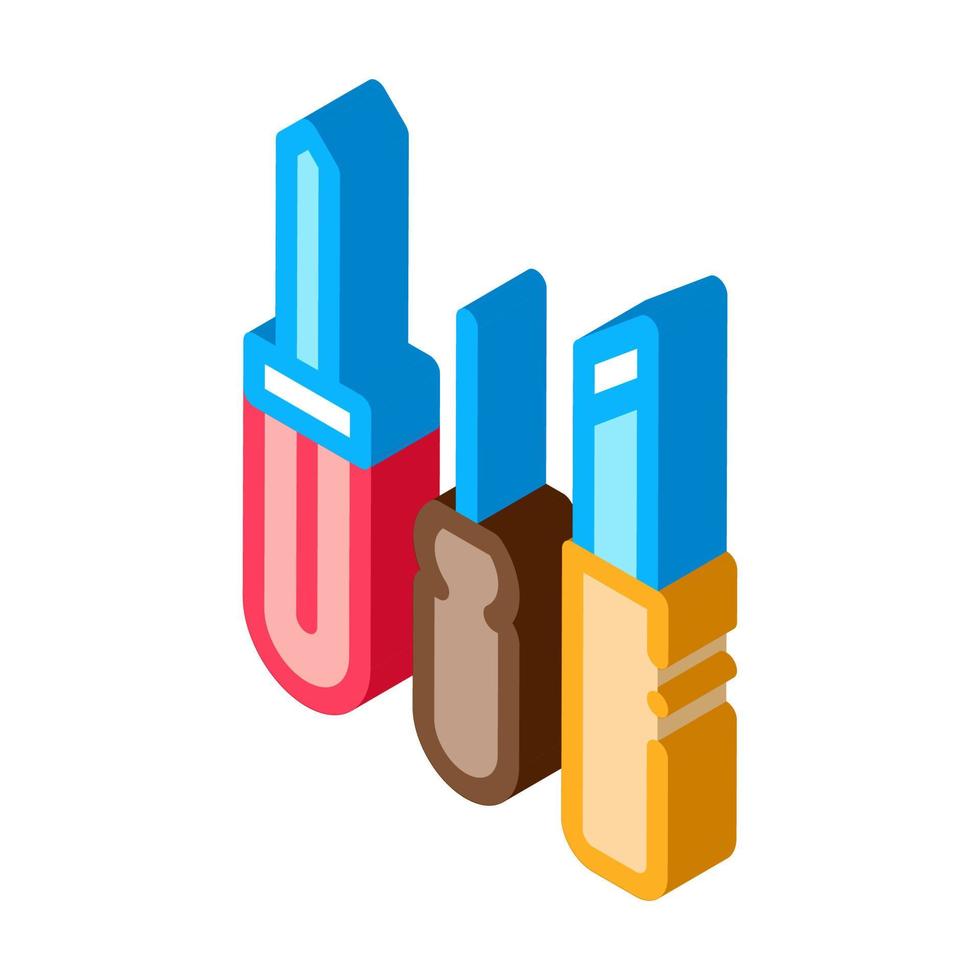 ferramentas de reparo de sapato ilustração em vetor ícone isométrico
