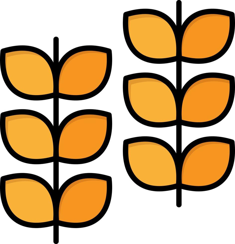 folha de planta crescimento de planta ícone de cor plana modelo de banner de ícone de vetor