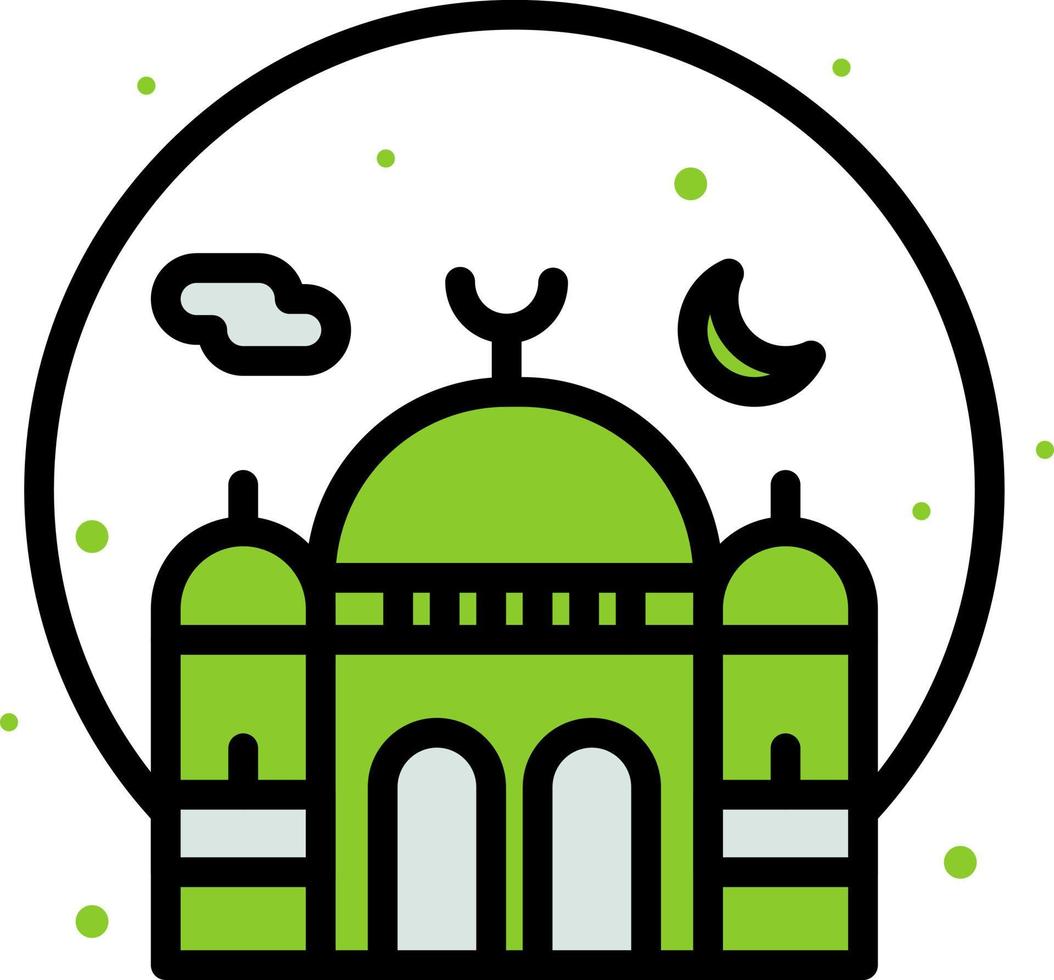 ícones do ramadã oração islâmica muçulmana e ícones de linha fina ramadan kareem definir símbolos modernos de estilo simples isolados em branco para infográficos ou uso da web vetor