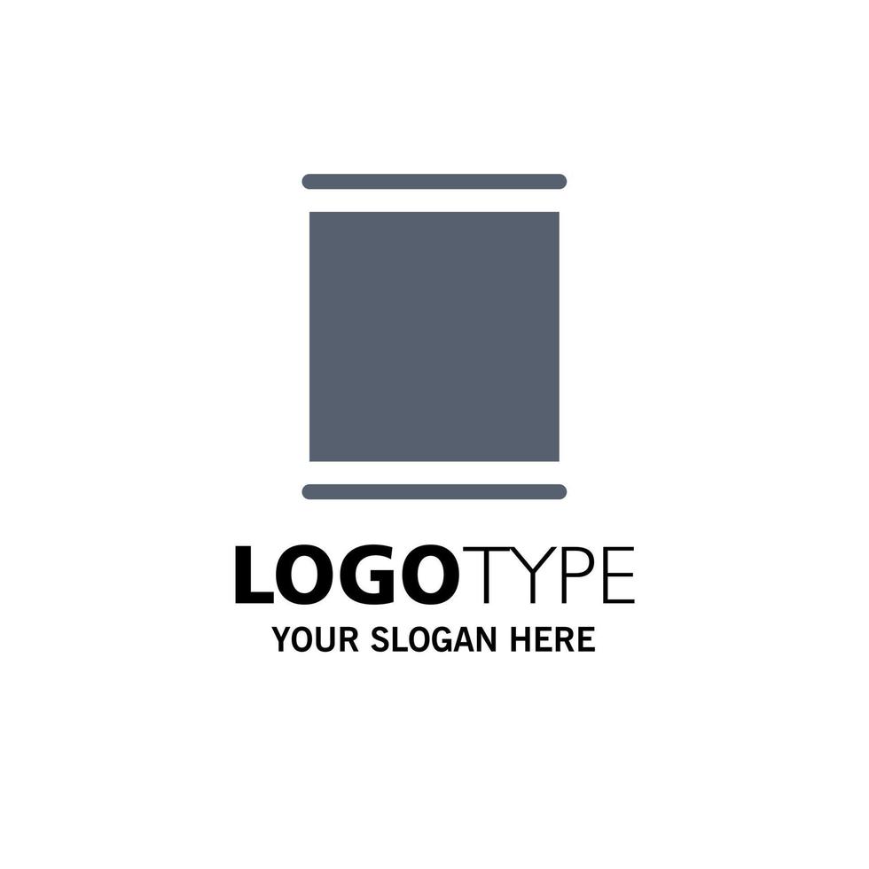 galeria instagram define modelo de logotipo de negócios de linha do tempo cor lisa vetor