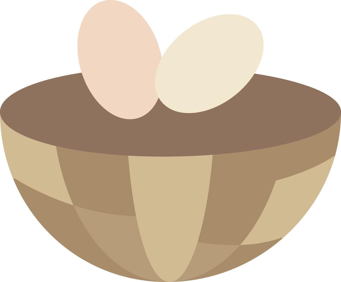 ovos ovo de páscoa modelo de banner de ícone de vetor de cor plana de primavera