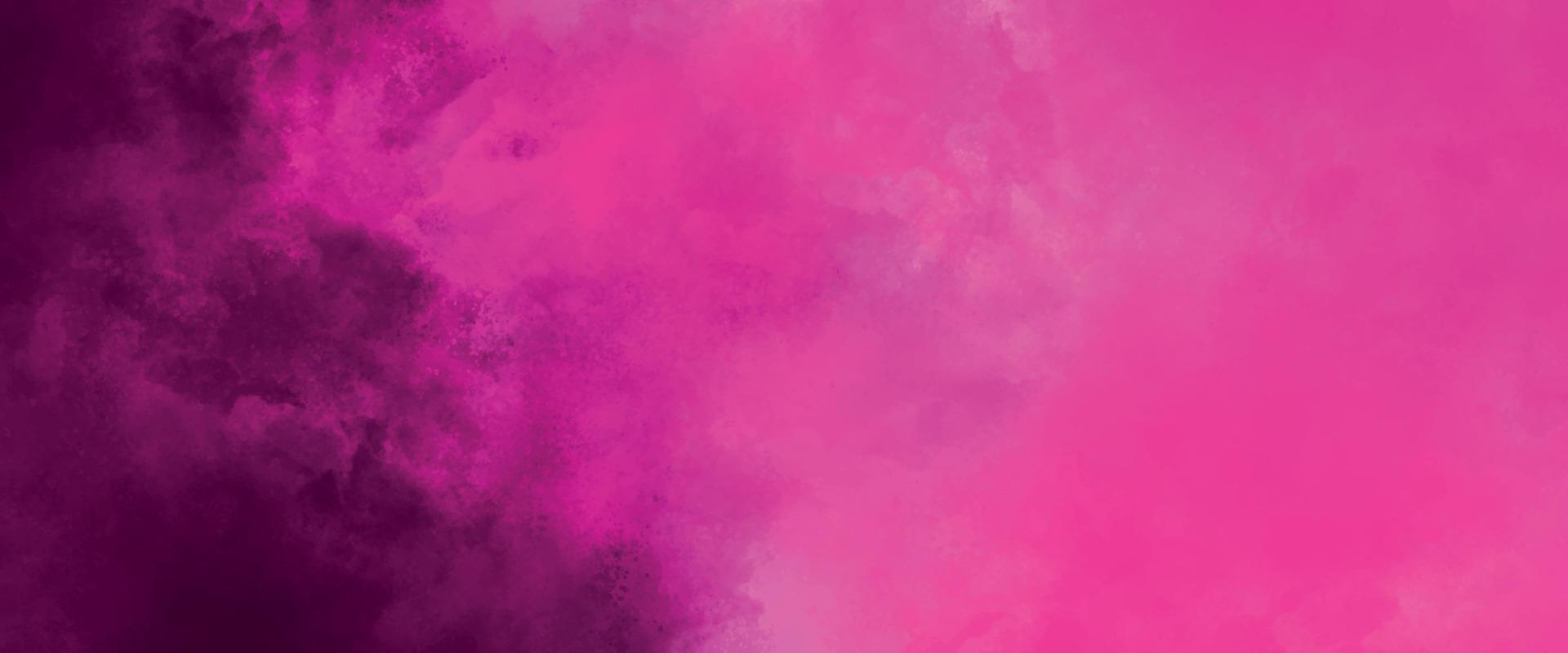 fundo abstrato aquarela rosa. aquarela artística abstrata pincelada rosa isolada no fundo branco. projeto colorido do grunge. vetor