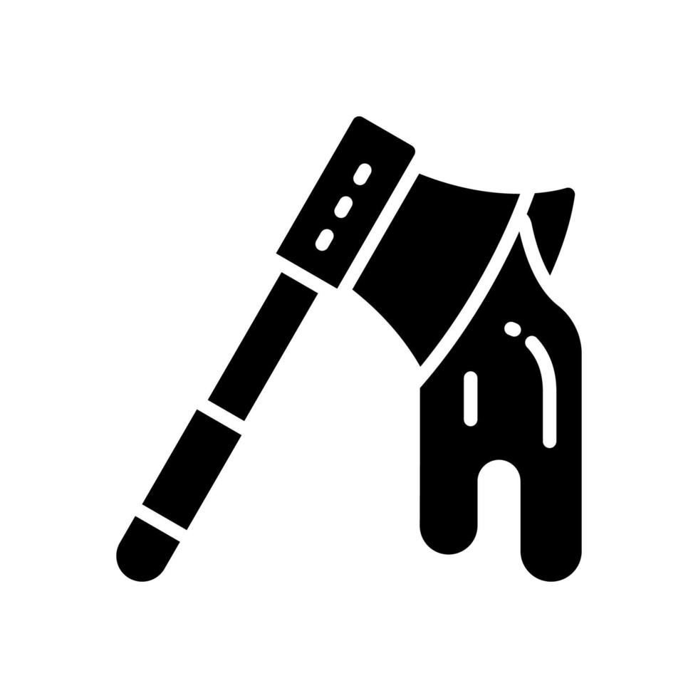 ícone de machado para seu site, celular, apresentação e design de logotipo. vetor