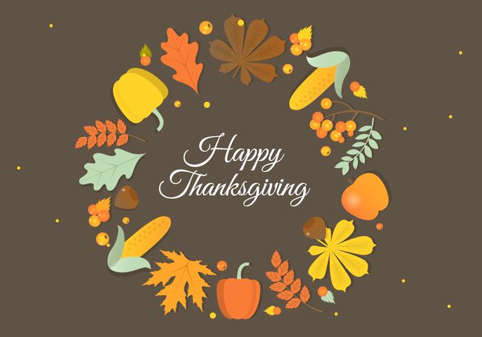 Free Autumn Thanksgiving vector background