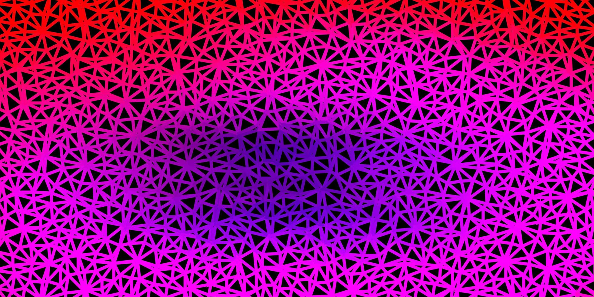 pano de fundo de mosaico de triângulo de vetor rosa e roxo claro.
