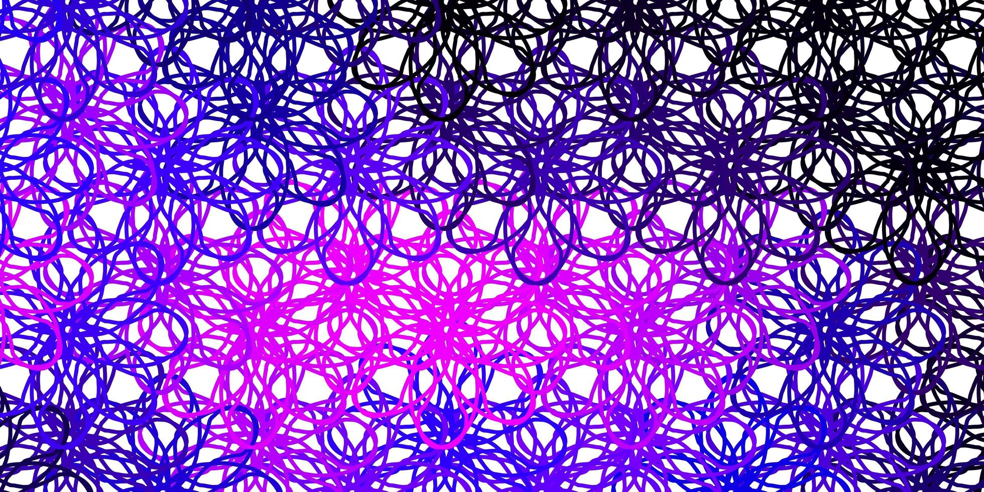 pano de fundo vector roxo claro com curvas.