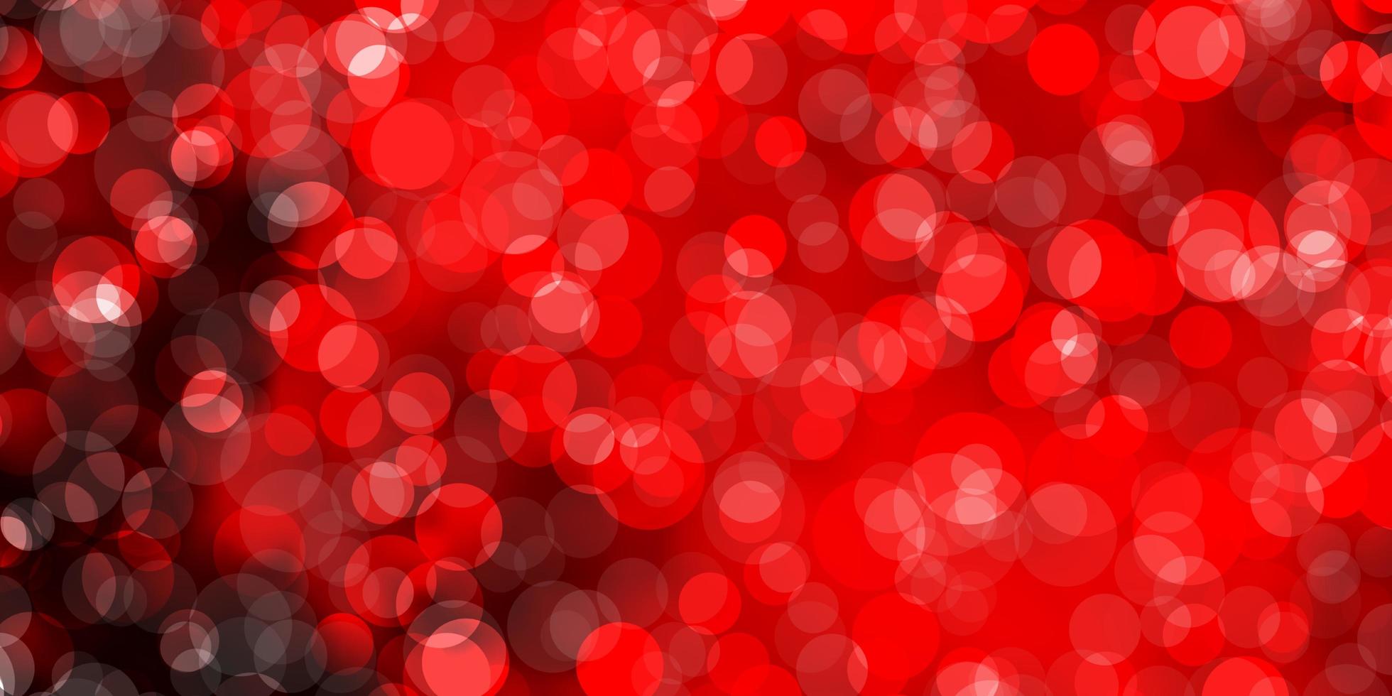 fundo vector vermelho escuro com bolhas.