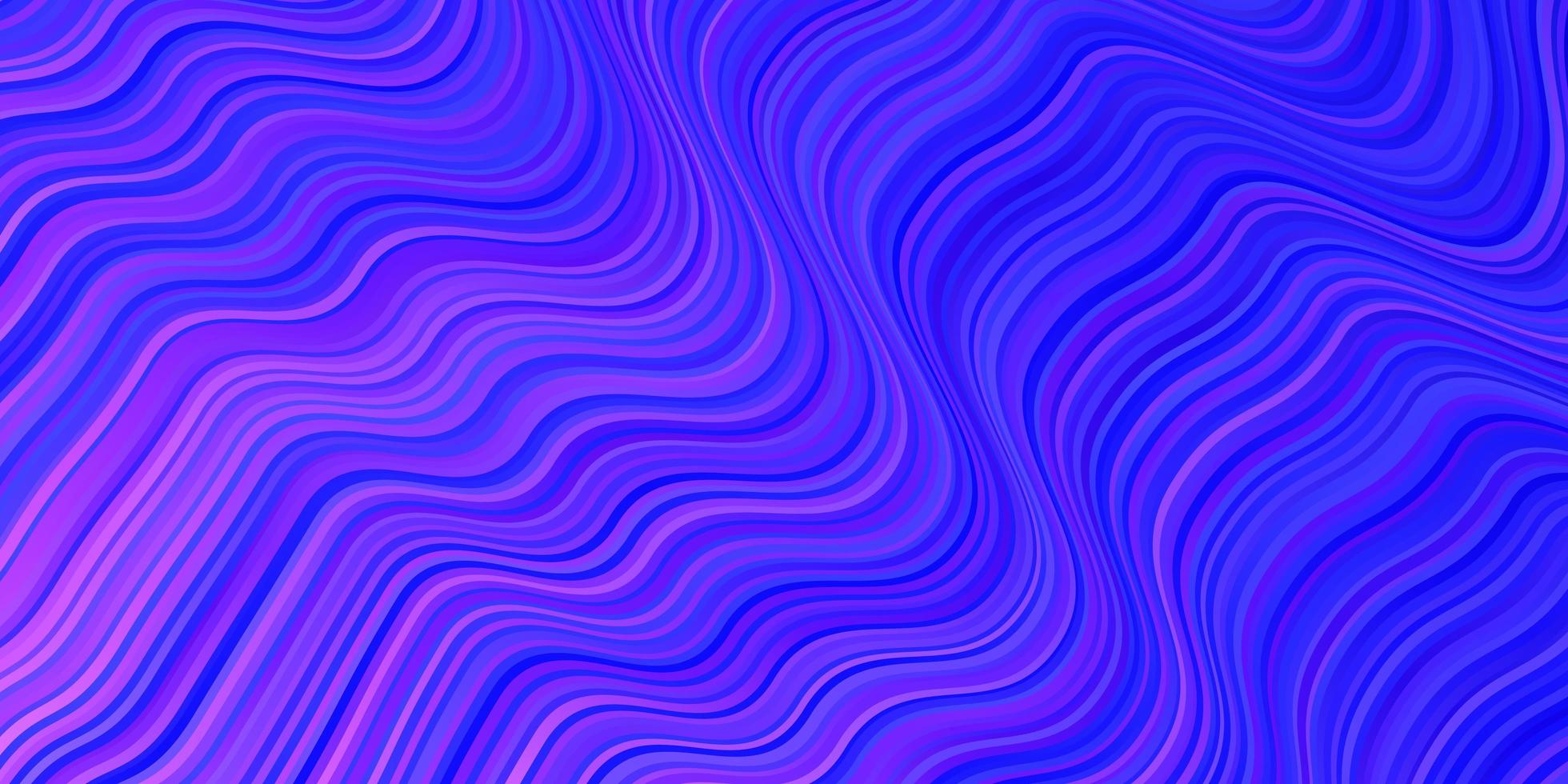 pano de fundo rosa claro, azul vector com curvas.