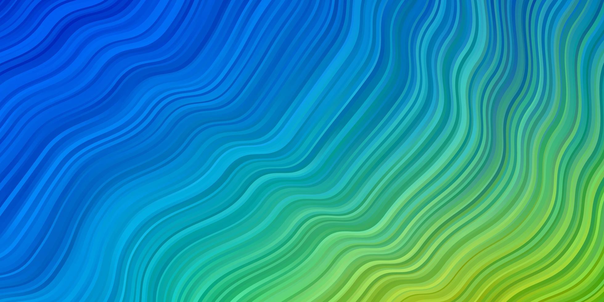 pano de fundo vector azul e verde claro com arco circular.